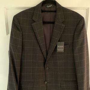 Brown check/houndstooth sport coat (41R)